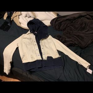 Brand new free people denim jacket.